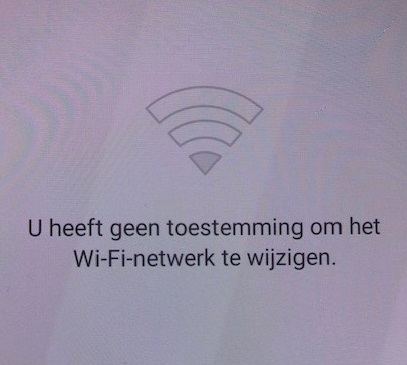 8 geen wifi
