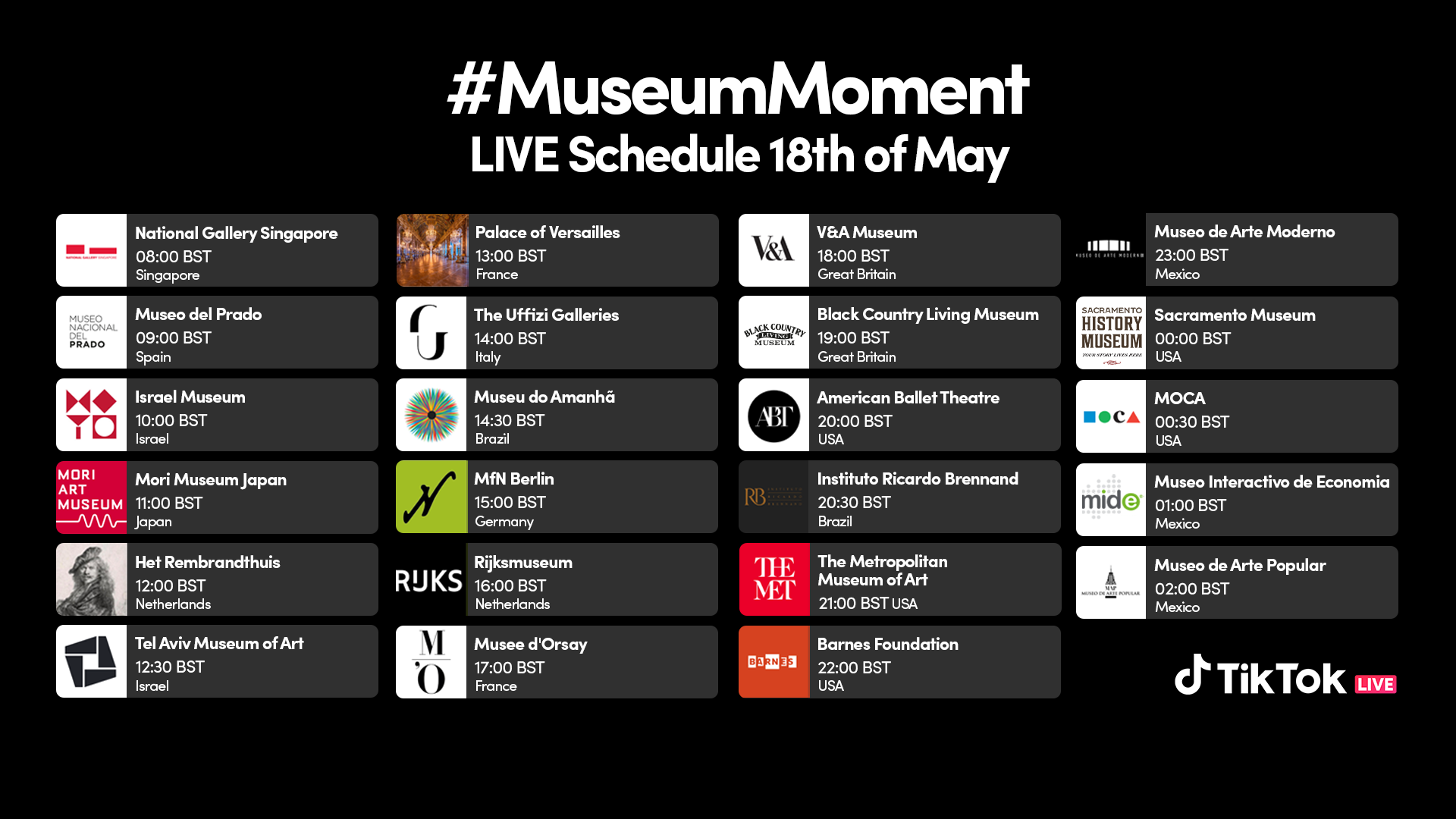 schema Intern. Museumdag 2021